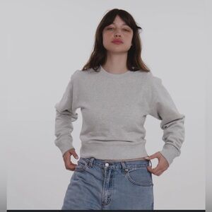 Organic Basics Gray Sweatshirt
